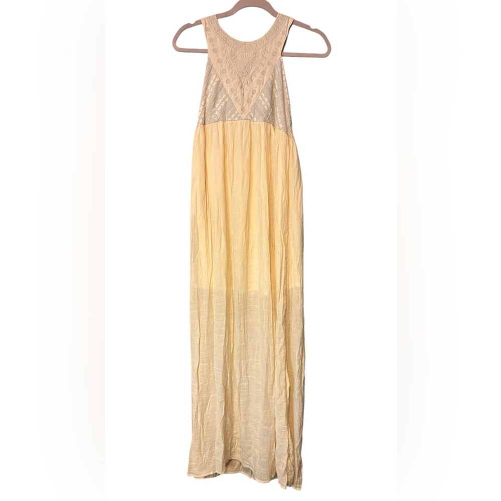 Flying Tomato Boho Embroidered Maxi Dress Size Large